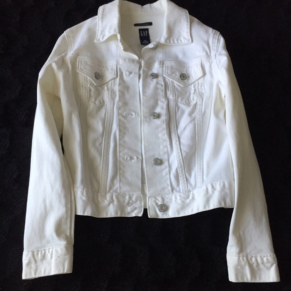 GAP White Jean Jacket - Picture 2 of 4